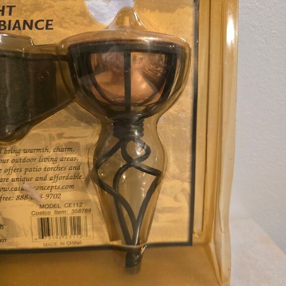 Catalyst Concepts Oil Burning Lights for Patio Umbrella Twilight Ambiance VTG - Picture 3 of 10